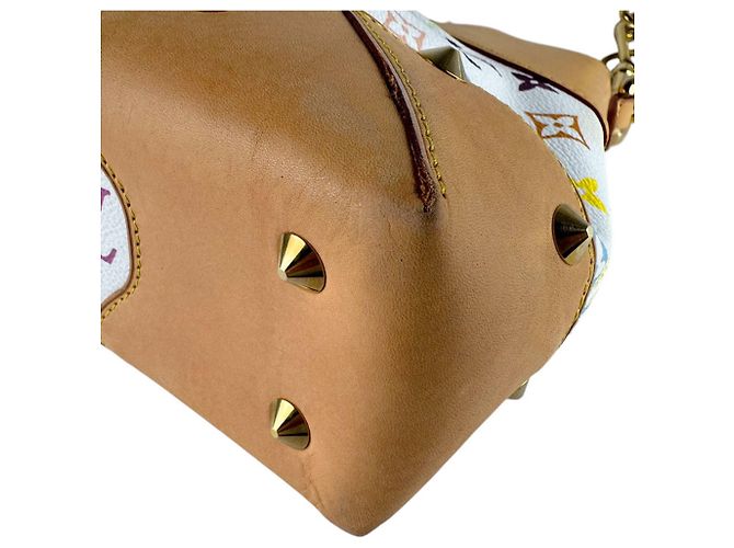 Louis Vuitton Monogram Multicolore Judy MM Handbag White Multiple colors - view 7