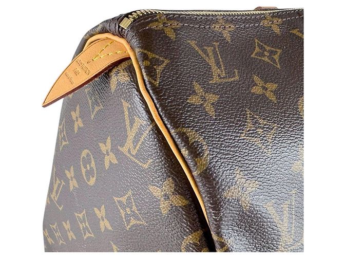 Borsa Boston Louis Vuitton Speedy 40 Monogram Canvas Marrone Monogramma - vista 6