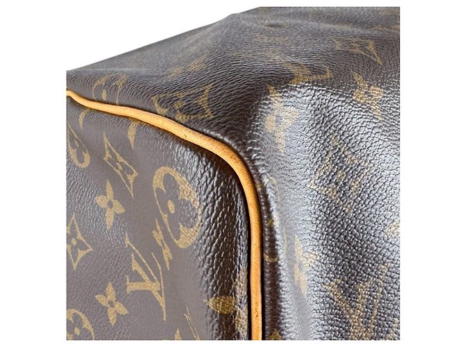 Borsa Boston Louis Vuitton Speedy 40 Monogram Canvas Marrone Monogramma - vista 8