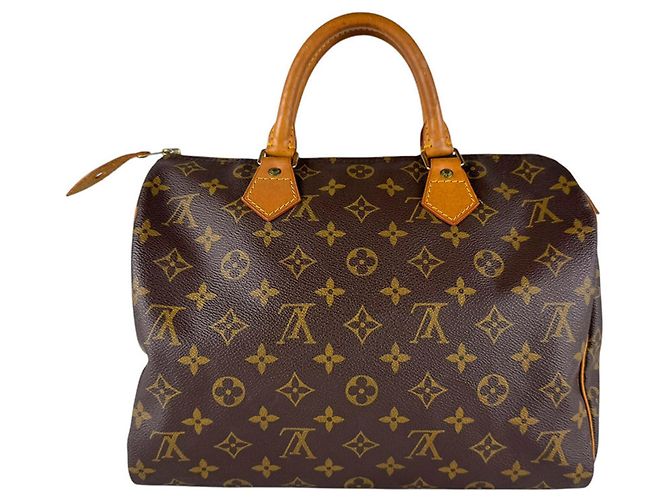 Louis Vuitton Speedy 30 Monogram Handtasche Braun Monogramm - Ansicht 3