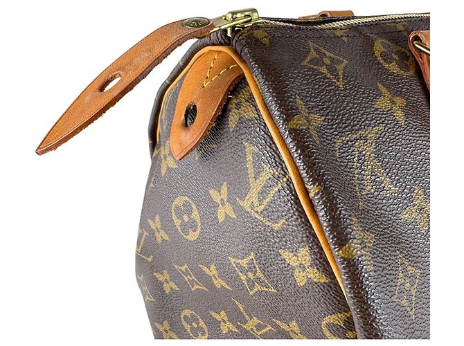 Louis Vuitton Speedy 30 Monogram Handtasche Braun Monogramm - Ansicht 6