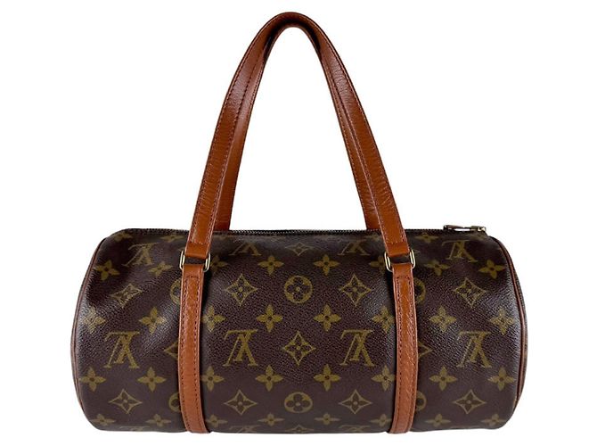 Borsa a mano Louis Vuitton Monogram Papillon 30 Marrone Monogramma - vista 3