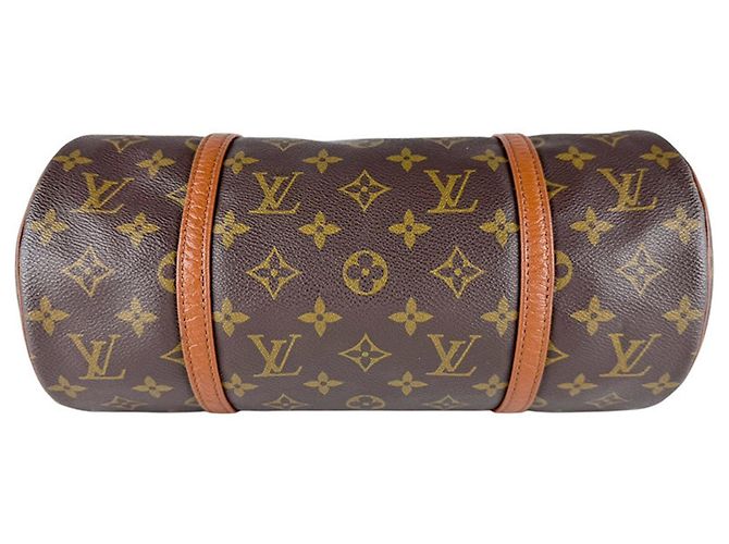 Borsa a mano Louis Vuitton Monogram Papillon 30 Marrone Monogramma - vista 4