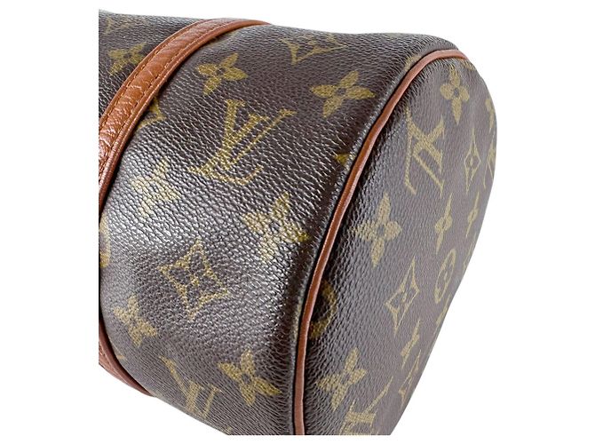 Borsa a mano Louis Vuitton Monogram Papillon 30 Marrone Monogramma - vista 7