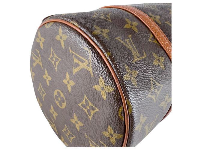 Borsa a mano Louis Vuitton Monogram Papillon 30 Marrone Monogramma - vista 8