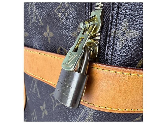 Bolsa Boston Louis Vuitton Monogram Marrom Monograma - vista 10