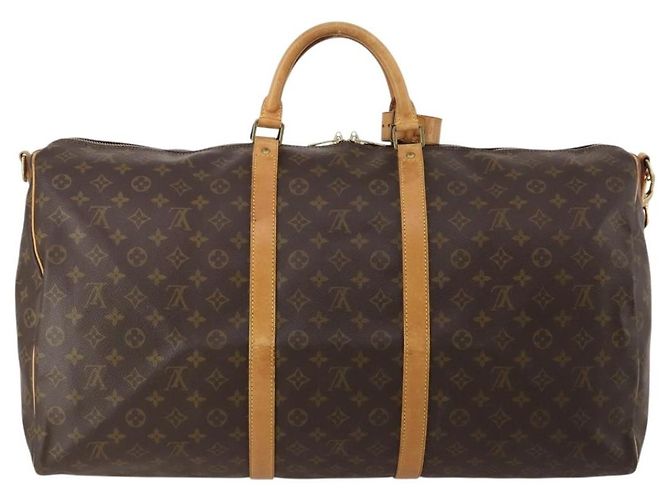 Louis Vuitton Keepall Bandoulière Monogram 60 Marrone - vista 2