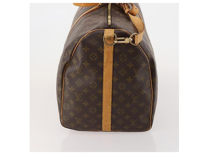 Louis Vuitton Keepall Bandoulière Monogram 60 Marrone - vista 3
