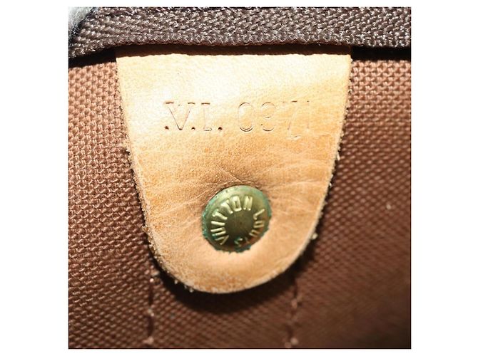 Louis Vuitton Keepall Bandoulière Monogram 60 Marrone - vista 7