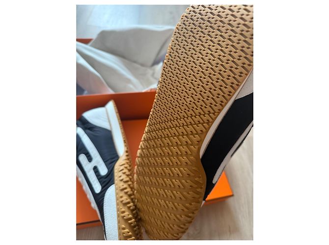 Hermès Sneakers Hermes Paris Nero Bianco - vista 5