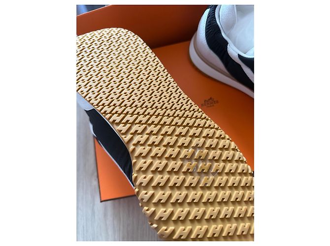 Hermès Sneakers Hermes Paris Nero Bianco - vista 6