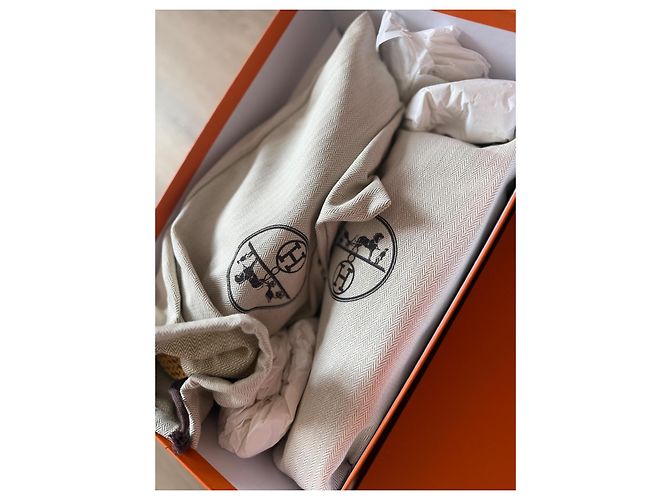 Hermès Sneakers Hermes Paris Nero Bianco - vista 9