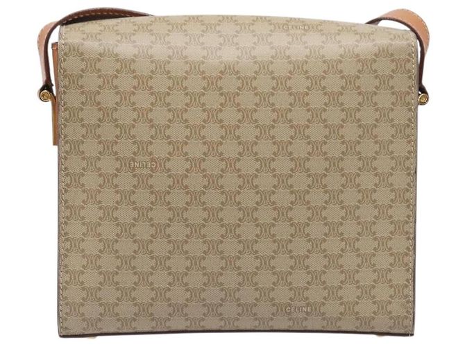 Céline Celine Macadam Leather Medium Beige - vue 2