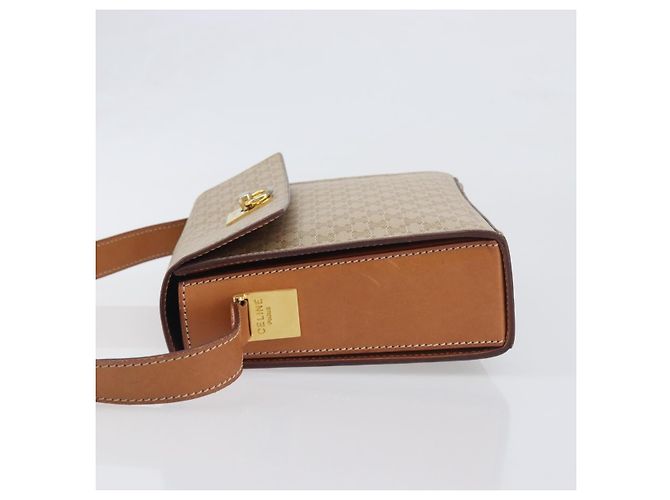 Céline Celine Macadam Leather Medium Beige - vue 4