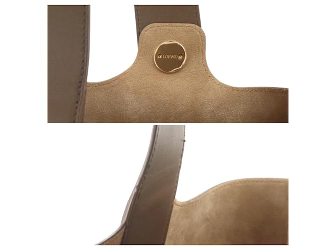 Borsa a secchiello Pebble Loewe Marrone - vista 10