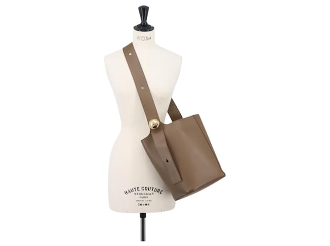 Borsa a secchiello Pebble Loewe Marrone - vista 11