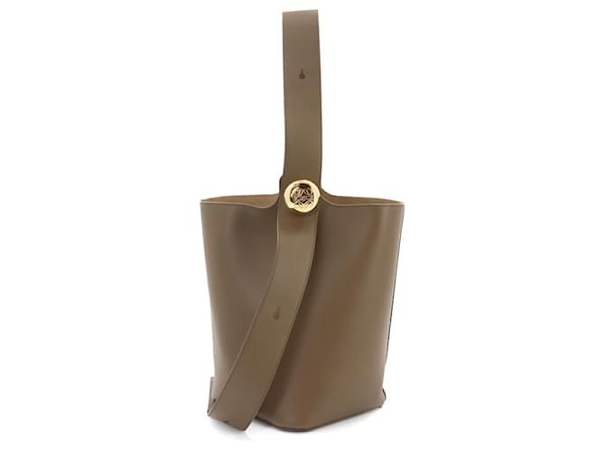 Borsa a secchiello Pebble Loewe Marrone - vista 2