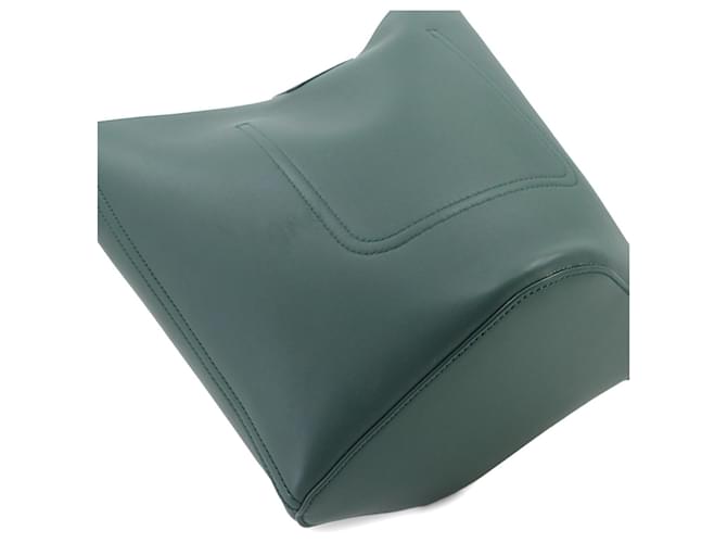 Borsa a secchiello Loewe Pebble Medium Verde - vista 9