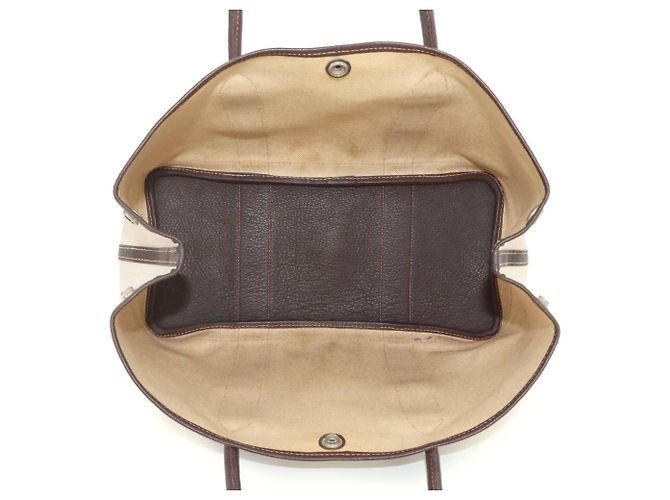 Hermès Borsa Tote Hermes Garden 36 PM Marrone - vista 7