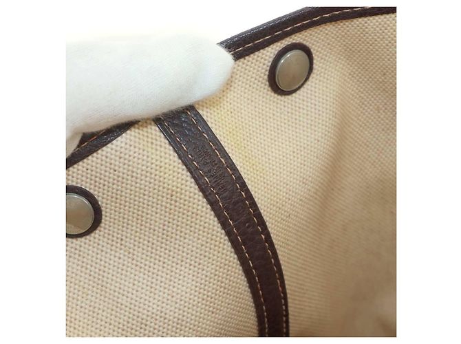 Hermès Borsa Tote Hermes Garden 36 PM Marrone - vista 8