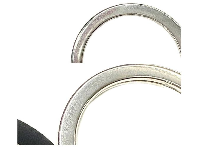 Portachiavi Louis Vuitton LV Circle Nero Argento - vista 6