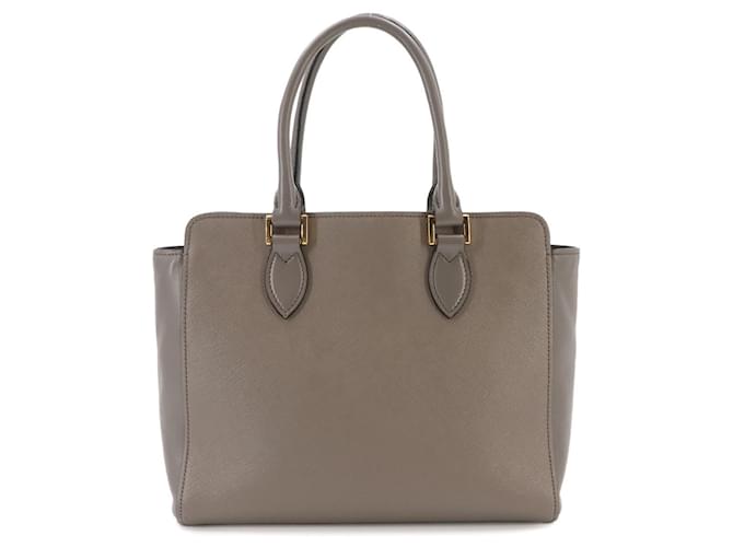 Borsa 2-Way Prada Saffiano Marrone - vista 4