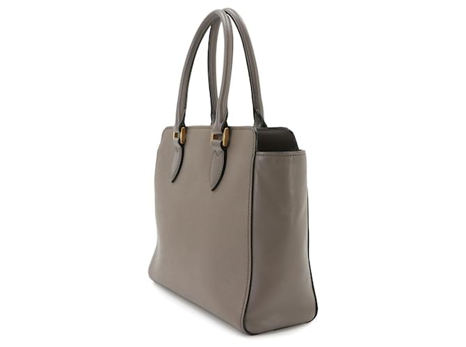 Borsa 2-Way Prada Saffiano Marrone - vista 5