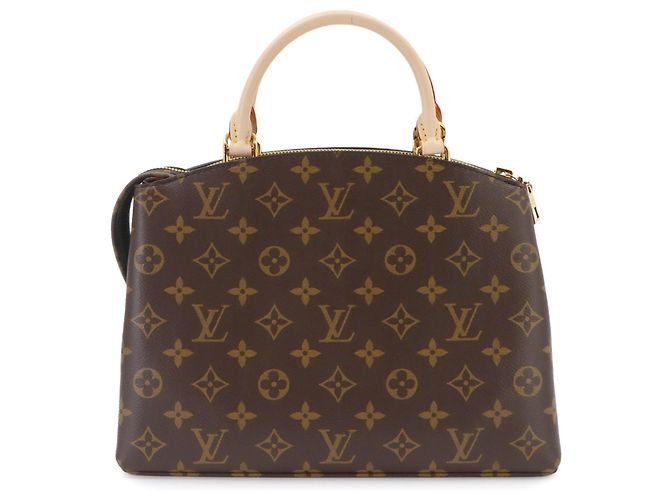 Bolsa Louis Vuitton Petit Palais PM Monogram Marrom Monograma - vista 4