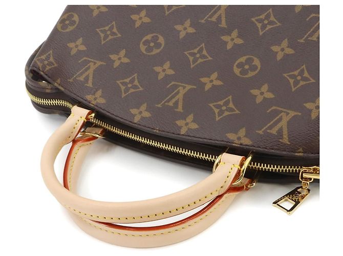 Bolsa Louis Vuitton Petit Palais PM Monogram Marrom Monograma - vista 7