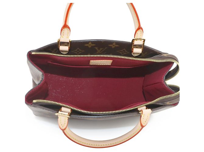 Bolsa Louis Vuitton Petit Palais PM Monogram Marrom Monograma - vista 8