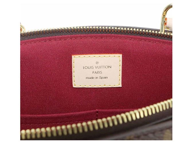 Bolsa Louis Vuitton Petit Palais PM Monogram Marrom Monograma - vista 9
