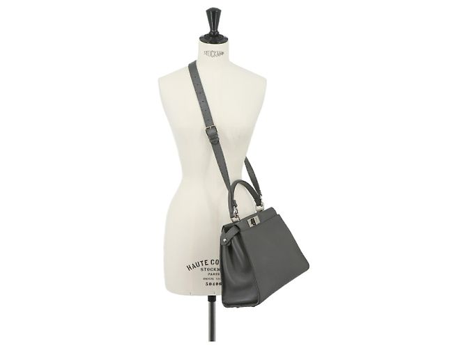 Bolso Fendi Selleria Peekaboo Regular Castaño - vista 11