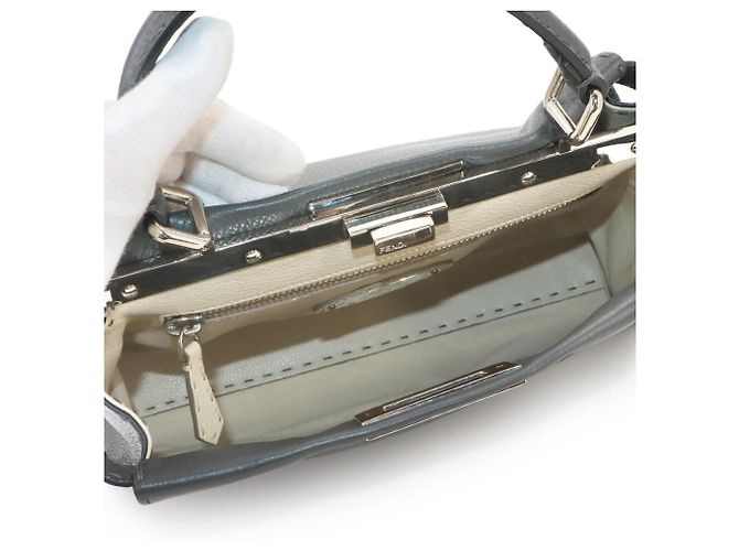 Bolso Fendi Selleria Peekaboo Regular Castaño - vista 8