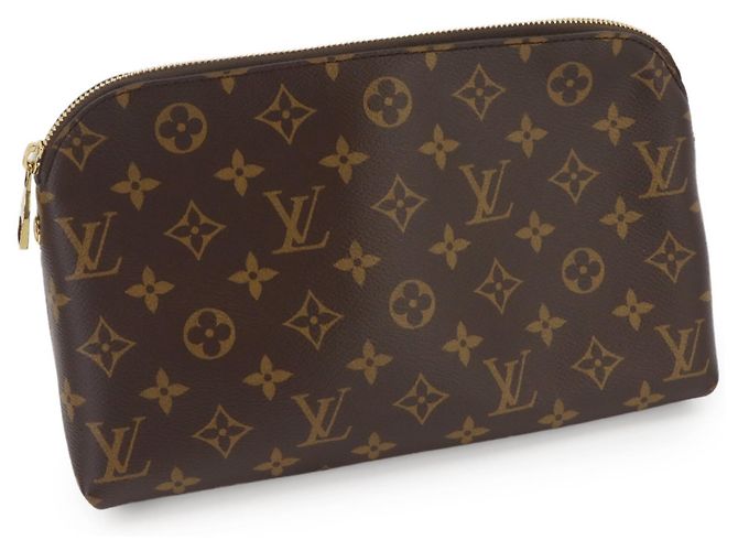 Borsa Louis Vuitton Evermore PM Monogram Marrone Monogramma - vista 9