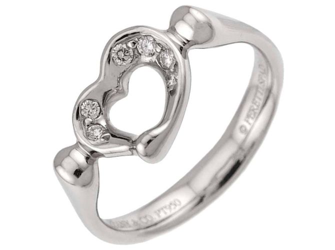 Tiffany & Co. Herzring aus Platin - Ansicht 2