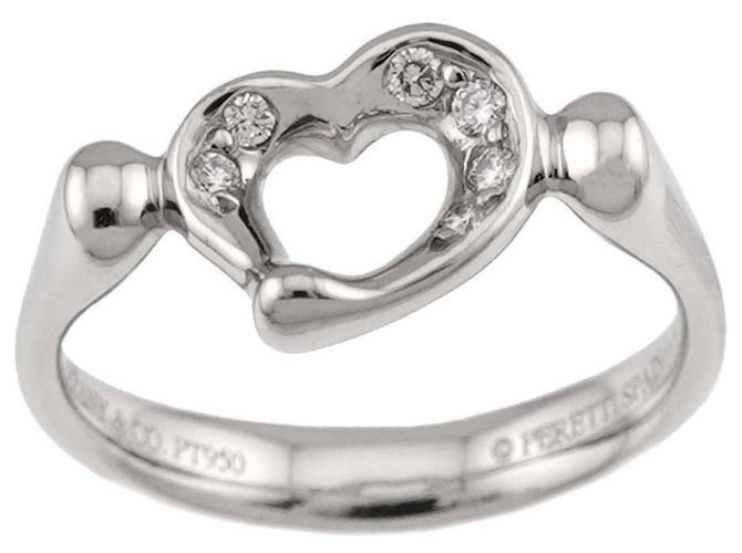 Tiffany & Co. Herzring aus Platin - Ansicht 3