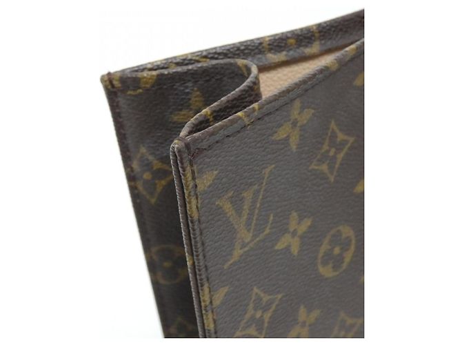 Louis Vuitton Monogram Sac Plat Handtasche Braun - Ansicht 4