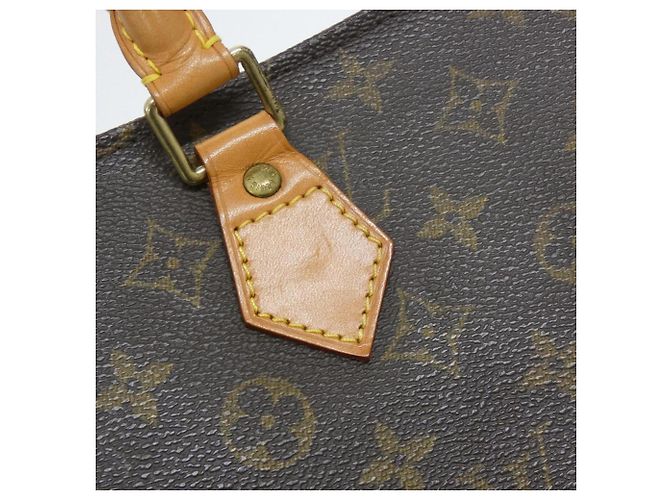 Louis Vuitton Monogram Sac Plat Handtasche Braun - Ansicht 5