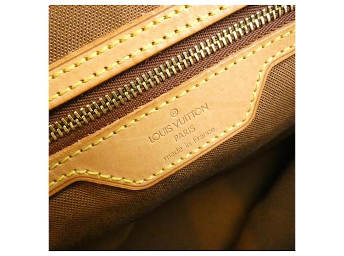Borsa Louis Vuitton Monogram Cabas Mezzo Marrone - vista 8