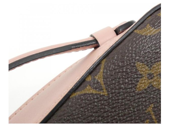Borsa a tracolla Louis Vuitton Monogram Saint-Onge Marrone Rosa - vista 7