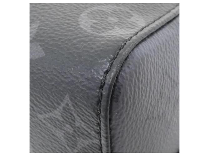 Borsa a tracolla Louis Vuitton Monogram Eclipse Reverse City Keepall Nero Grigio - vista 2