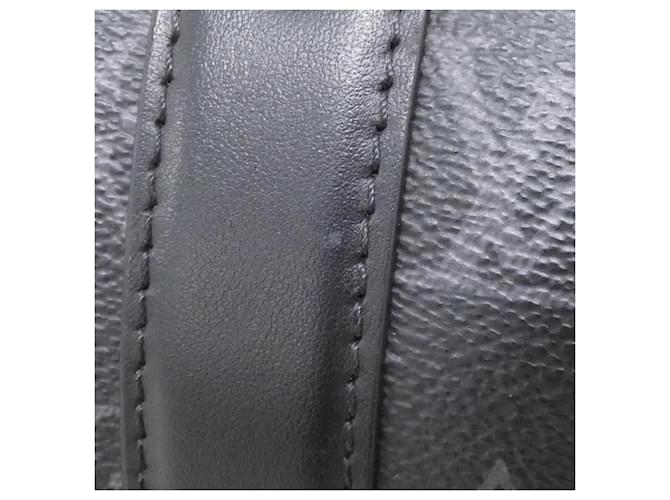 Borsa a tracolla Louis Vuitton Monogram Eclipse Reverse City Keepall Nero Grigio - vista 3