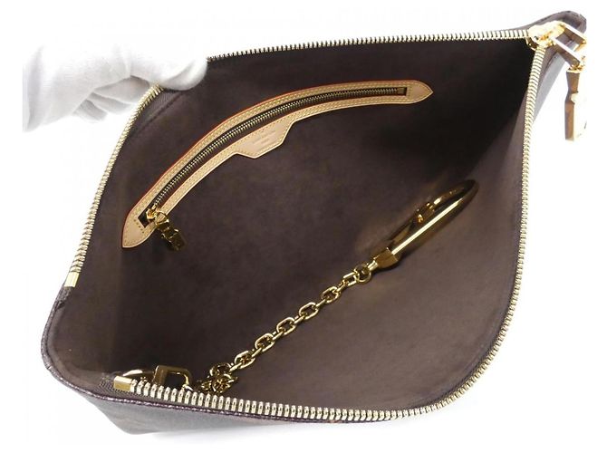 Louis Vuitton Monogram Giant Pochette Cle XL Marrone - vista 6