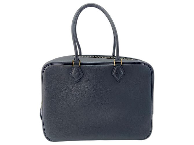 Hermès Borsa Hermes Plume 32 in Nero - vista 2