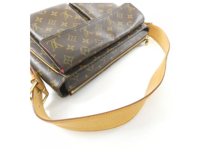 Borsa a tracolla Louis Vuitton Monogram Viva Cite GM Marrone - vista 4