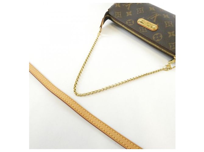 Borsa a tracolla Louis Vuitton Monogram Eva Marrone - vista 5