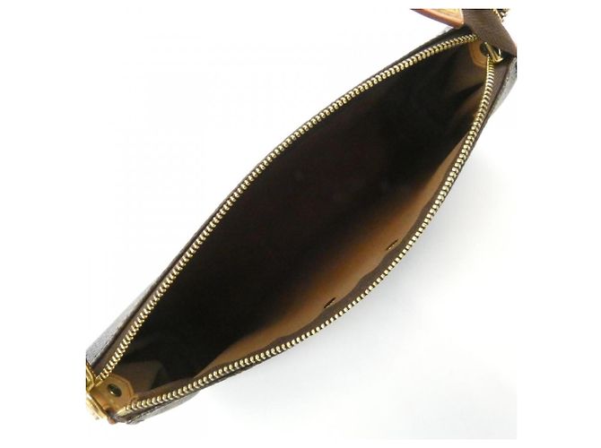 Borsa a tracolla Louis Vuitton Monogram Eva Marrone - vista 7