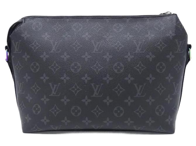 Louis Vuitton Monogram Eclipse Flash Apollo Messenger PM M43410 Borsa a tracolla Nero - vista 2