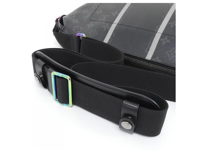 Louis Vuitton Monogram Eclipse Flash Apollo Messenger PM M43410 Borsa a tracolla Nero - vista 6