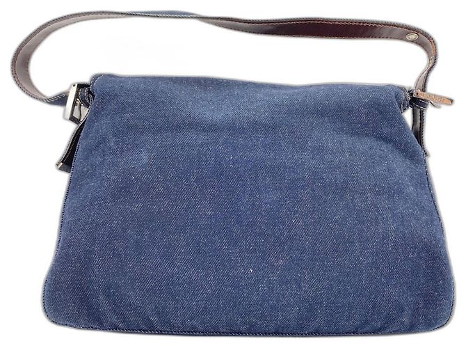 Borsa a secchiello Fendi Mamma Blu navy - vista 2